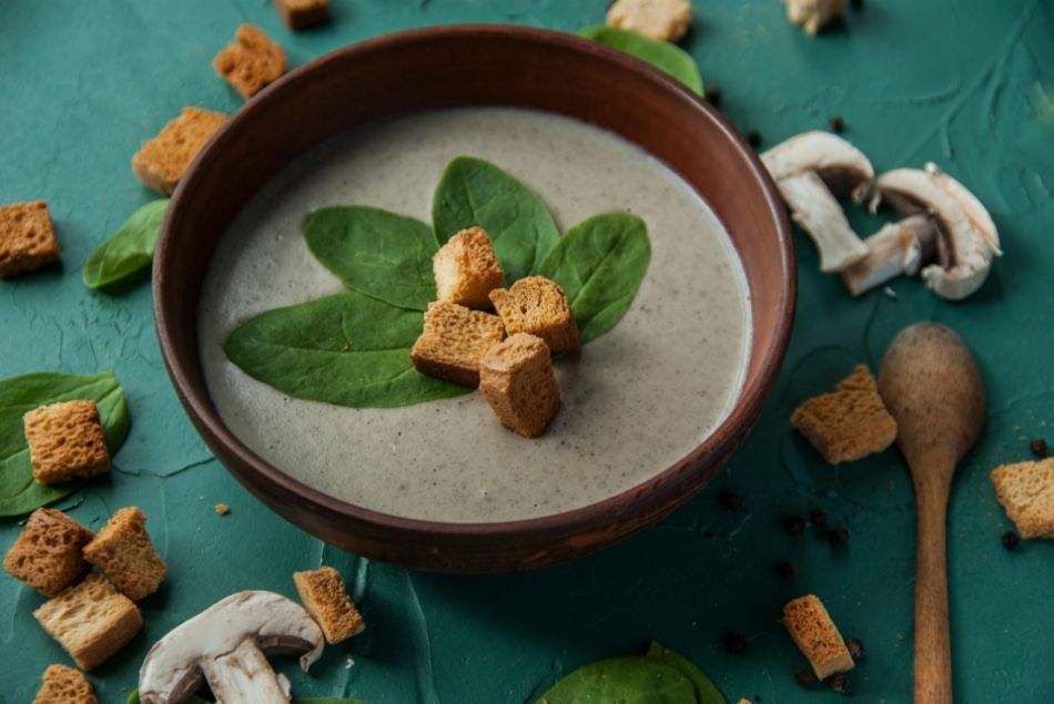 Functional mushroom soups: comfort food that's good for body and mind.